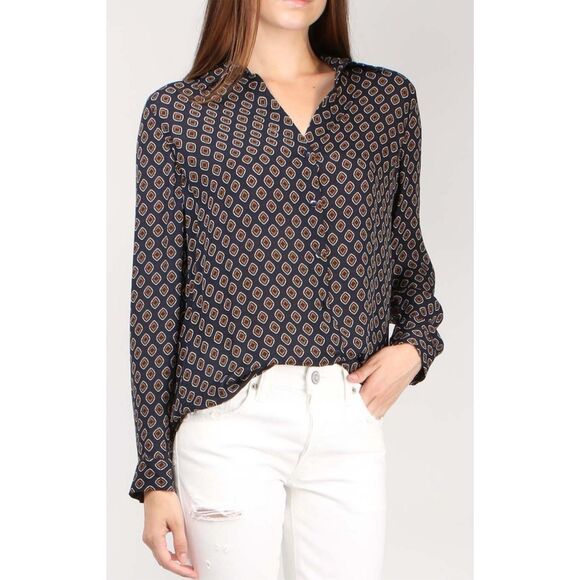 NWOT L’Agence silk Nina blouse, XS $385 G15 - Picture 1 of 9